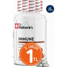 Dr. Nature's Köpek Multivitamin Immune 75 Tablet – Bağışıklık Sistemi Destekleyici  Destek