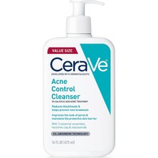 Kazan Hobi Cerave%2 Salisilik Asit Akne Yüz Yıkama - Yağlı Ciltler Için Arındırıcı Kil Temizleyici, 16 Fl Oz, (1'li Paket)