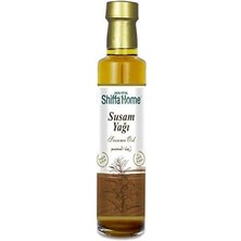 Kazan Hobi Shiffa Home Susam Yağı 250 ml | Soğuk SIKIM%100 Doğal Saf Bitkisel Yağ | Omega, Vitamin ve Mineral Açısından Zengin | Cilt ve Saç Bakım Yağı | Masaj, Mutfak ve Aromaterapi Kullanımı