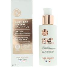 Kazan Hobi Yves Rocher Leke Karşıtı 30 Spf Emülsiyon Krem - Yenileyici Yaşlanma Karşıtı Bitkisel Kök Hücre Bakımı/anti-Age Global 8 Farklı Yaşlanma Karşıtı Etki - Skualen & Vitamin E 50 ml