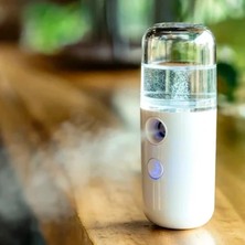 Kazan Hobi Şarjlı Mini Yüz Nemlendirici Dezenfektan Cihazı Mist Sprayer