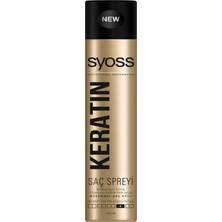 Kazan Hobi Syoss Keratin Saç Spreyi, Ekstra Güçlü Tutuş, No:4, 400 ml
