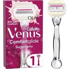 Gillette Venus Comfort Glide Sugarberry Tıraş Makinesi + Yedek Başlık