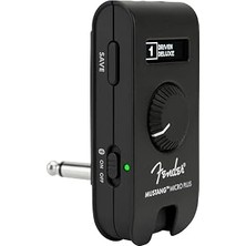 Kazan Hobi Fender Mustang Micro Plus Kulaklık Amplifikatörü, Şarj Edilebilir Pil, Bluetooth Ses Akışı ve 50 Amper ve Efekt Modelleri, 2 Yıl Garantili