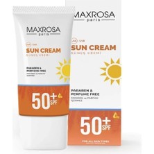 Kazan Hobi Maxrosa 50+Spf Yüksek Koruyucu Güneş Kremi 60 ml