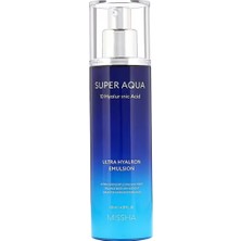 Kazan Hobi Mıssha 10 Çeşit Hyalüronik Asit Içeren Nemlendirici Emülsiyon 130 ml Super Aqua Ultra Hyalron Emulsion