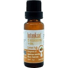 Kazan Hobi Botaniksan Çemen Yağı 20ML Soğuk Sıkım, Saf, Doğal, Katkısız