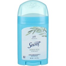Kazan Hobi Secret Anti Perspirant Deodorant Katı Duş Taze 48 ml (2'li Paket)