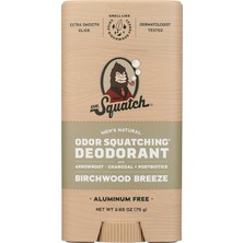 Kazan Hobi Dr. Squatch Dr. Squatch Birchwood Breeze Alüminyum Içermeyen Stick Deodorant 75GR Erkek