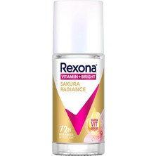 Kazan Hobi Rexona Vitamin Bright Kadın Roll On Deodorant Sakura Radiance 45 ml