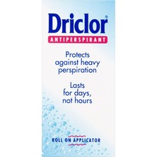 Kazan Hobi Driclor Roll-On Antiperspirant 20 ml Erkek Kadın Için Terlemeye Karşı Etkili Pudrasız Formül