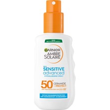 Kazan Hobi Garnier Ambre Solaire Sensitive Advanced Güneş Koruyucu Sprey GKF50+ 150ML