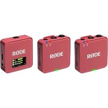Kazan Hobi Røde Wireless Go (Gen 3) - Üçüncü Nesil, 32-Bit, Çift Vericili, Kayıt Özellikli Kablosuz Mikrofon Seti (Roze)