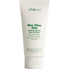 Kazan Hobi She Vec Rice Vibes Only – Aydınlatıcı Pirinç Maske (%100 Vegan)