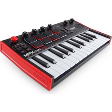 Kazan Hobi Akai Professional Mpk Mini Play Mk3 - Mıdı Klavye Controller Dahili Hoparlör ve Dinamik 25 Tuş Yatağı, Mpc Pedleri ve Yazılım Paketi Dahil