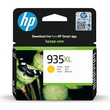 Kazan Hobi Hp 935XL Orijinal Mürekkep Sarı Yüksek Kapasiteli 825 Sayfa 1-Paket Ambalaj Farklı Olabilir.