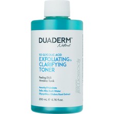 Kazan Hobi Duaderm Natural Peeling Etkili Yüzde Beş Glikolik Asit Arındırıcı Tonik 200 ml