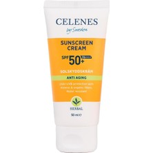 Kazan Hobi Celenes Herbal Yaşlanma Karşıtı Güneş Kremi, 50+ Spf, 50ML