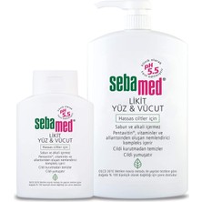 Kazan Hobi Sebamed Likit Yüz ve Vücut 1000 ml Likid +Likit Yüz ve Vücut 200