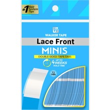 Kazan Hobi Walker Tape Lace Front Mini's™ Protez Saç Bandı Oval 3/4″ x 3″ (1,90 x 7,62 Cm) 72 Adet