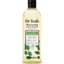 Kazan Hobi Dr Teal's Okaliptüs Nane Banyo Vücut Yağı 260ML, 811068012825