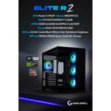 Game Garaj Elite R2 Amd R5 7500F RTX5070 32GB Ram 1tb SSD Freedos Oyuncu Oem Paket
