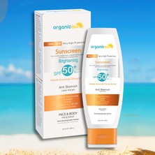 Kazan Hobi Organicsun Spf 50+ Yüz ve Vücut Güneş Kremi 100ML – Leke Karşıtı, Yüksek Korumalı, Suya Dayanıklı, Her Cilt Tipine Uygun, Vegan