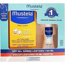 Kazan Hobi Mustela Spf 50+ Güneş Losyonu 100ML + Vücut Losyonu 50ML Hediye