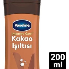 Kazan Hobi Vaseline Vücut Losyonu Kakao Işıltısı Parlaklığını Kaybetmiş ve Kuru Ciltler Için 200 ml