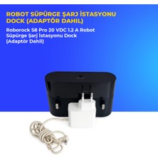 Ümit Maker Roborock S8 Pro 20 Vdc 1.2 A Robot Süpürge Şarj Istasyonu Dock (Adaptör Dahil)