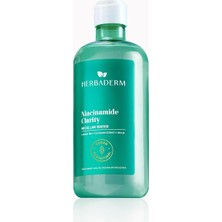 Kazan Hobi Herbaderm Niacinamide Clarity, Karşıtı ve Yağlanmayı Dengeleyici Micellar Makyaj Temizleme Suyu 500 ml