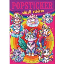 Renas Store Süslü Kediler Boyama Kitabı Pop