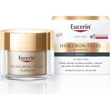 Kazan Hobi Eucerin Hyaluron Dolgu + Elastikiyet Gece Kremi 50ML