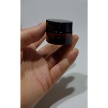 Kazan Hobi Paradise Cam Yeniden Doldurulabilir Amber Cam Krem Kavanozu 20 ml - Boş Kavanoz 10 Adet, BCŞ503G10