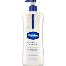 Kazan Hobi Vaseline Vazelin Yoğun Bakım El ve Vücut Losyonu Gelişmiş Onarım Kokusuz 20,3 Oz