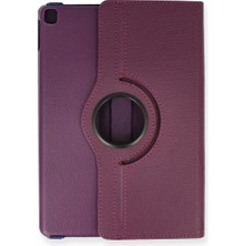 Renas Store Ipad Pro 11 (2024) Kılıf 360 Tablet Deri Kılıf - Mürdüm