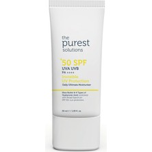 Kazan Hobi The Purest Solutions, Yüksek Koruma ve Nemlendirici Etkili Güneş Koruyucu Krem Spf 50, 50 ml