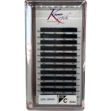 Kazan Hobi Kaşmir Kirpik Çek- Bırak C Kıvrım 0.05 mm 9 Numara Tek Boy