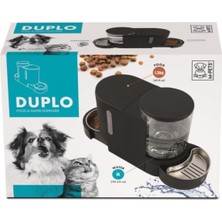 Glipet Duplo Mama ve Su Kabı Hazneli Black 3l/1.3kg 10530399