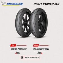 Michelin Pilot Power 2ct 110/70 ZR17 54W - 150/60 ZR17 66W Ön Arka Motosiklet Lastik Takımı