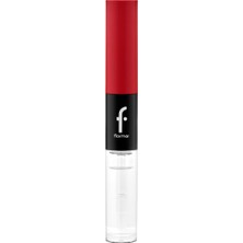 Kazan Hobi Flormar Duoglam Yüksek Pigmentli Kremsi Likit Ruj & Ultra Kalıcı Dudak Parlatıcısı 007 Red Laugh