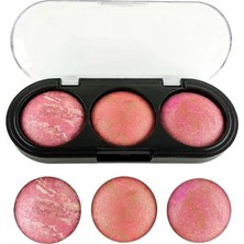 Kazan Hobi 3'lü Terracotta Allık Pembe No: 1 Pembe