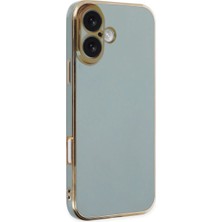 Renas Store Iphone 16 Kılıf Volet Silikon - Açık Yeşil