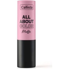 Kazan Hobi Callista All About Color Matte Lipstick Mat Görünümlü Ruj 502 My Empire, Turuncu