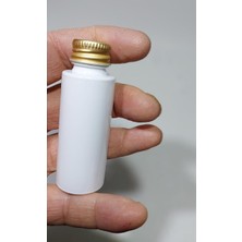 Kazan Hobi 10 Adet Boş Gold Kapaklı Kolonya Şişesi Doldurulabilir Cep Plastik Parfüm Şişesi 30 ml 869743171972541