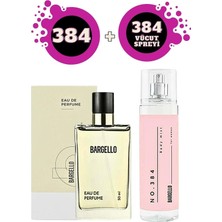 Kazan Hobi Bargello 384 Edp 50 ml Floral Kadın Parfüm + NO:384 210 ml Body Mist Vücut Spreyi Seti