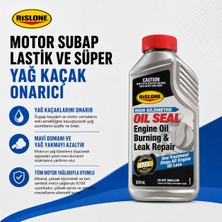 Rislone Motor Subap Lastiği ve Süper Yağ Kaçak Onarıcı 500 mL Yağ Katkıları ile Sızıntı Onarımı