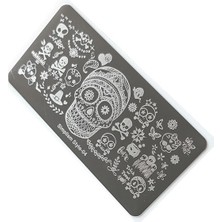 Kazan Hobi Nail Art Stamping Baskı Plakası S04
