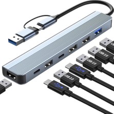 Gees Global Type C USB 7ın1 3.0 Hub