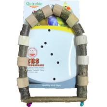 Kazan Hobi Doğal Paraket ve Papağan Salıncağı 22X18 cm